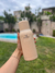 Termo Stanley Beige de 750 ml, acero inoxidable, con pico cebador, ideal para mantener la temperatura de las bebidas.
