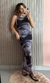 Vestido Tule Marmorizado