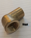 Codo de Bronce de 1/2 hembra 1/2 macho. Pack de 5 unidades