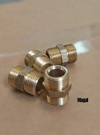 Rosca con tuerca de bronce para Gas. Pack 5 und.