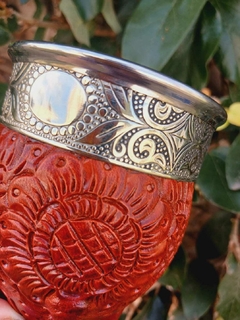 Mate Imperial Calabaza y Cuero Repujado en internet