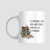 Caneca Gato No Lixo - Porcelana 325ml