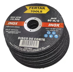 Disco de corte P/ esmerilhadeira 115 X 1,0 X 22mm - comprar online
