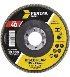 Disco De Lixa Flap 4.1/2-115 Mm