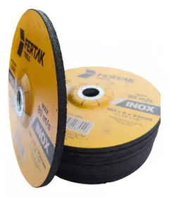 Disco de Desbaste p/ Esmerilhadeira 4.1/2x115mm Inox Ferro Metal - Fertak - comprar online