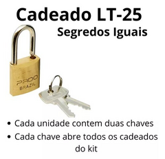 Cadeado 25mm Pado na internet