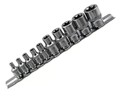 Jogo Soquete Torx Fêmea Encaixe 1/2''