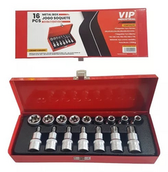Jogo Soquete Torx Macho/Fêmea Encaixe 1/2'' - alfferramentas