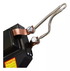 Ferro Solda Blindado Profissional 550w Estanho + Ponta Longa 127V Manchester - alfferramentas
