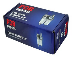 Conjunto Filtro Regulador Ar Lubrificador 1/4 Pintura Pdr PRO-014 - comprar online