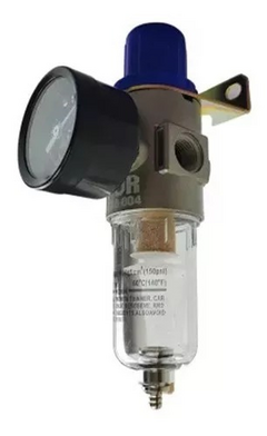 Filtro Regulador De Agua E Ar Com Manometro Encaixe 1/4 PRO-004 - comprar online