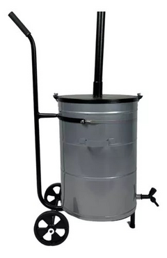 Coletor De Óleo Com Rodas Mhd 50L na internet
