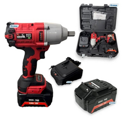 Chave De Impacto Bateria 1/2- 62kg S/fio 02 Baterias Sigma