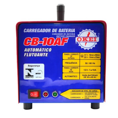 Carregador de bateria 10A Flutuante Okei
