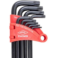 Jogo Chave Torx Em L Longo 9 peças T10 a T50 Corneta - comprar online