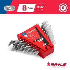 Jogo de chave fixa 6 a 22mm Mayle na internet