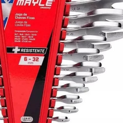 Jogo de chave fixa 6 a 32mm Mayle - comprar online