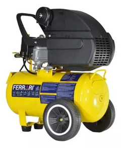 Compressor Ar Mega Air Portátil 8,6pcm/24l 2hp 127V Ferrari Cor Amarelo na internet