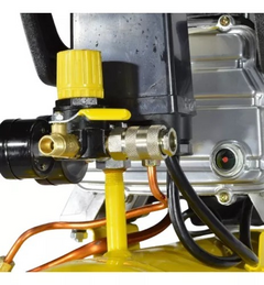 Compressor Ar Mega Air Portátil 8,6pcm/24l 2hp 127V Ferrari Cor Amarelo - loja online