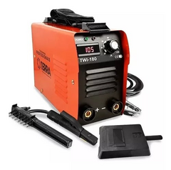 Máquina de solda inversora Terra TWI-180 laranja e preta Bivolt - comprar online
