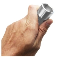 Soquete Sextavado Curto 09mm x 1/2'' - alfferramentas