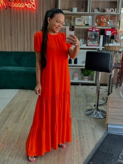 Vestido Sabrina HC - Vestido Longo em Viscose Rayon - Marias - comprar online
