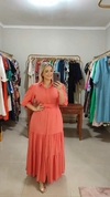 Vestido Longo em Viscolinho - Maria Fernanda Help Chick