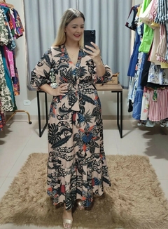 Vestido Kimono Manga 3/4 na internet