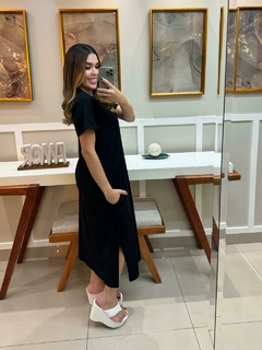 Vestido Modelo Max Tee Bolso Faca - loja online