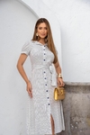 Vestido Chemise Listrado Erica (Azul)