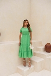 Vestido Midi Fluido em Viscolinho Viviane