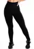 Calça Detalhe Violeta Legging Preta