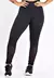 Legging Lisa Preta com detalhe transparente perna