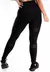 Calça Detalhe Perna Preta Legging - comprar online