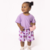 Compre pijama Baby Valentinha Roxo Bolso *Ganhe Chapéu e Lacinho Valentinha*