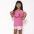 Pijama No Mundo da Lua KIDS Nina Rosa Carinha - TurmaTube - loja online