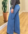 CALÇA WIDE LEG JEANS CINTURA ALTA - comprar online