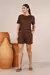 Conjunto Short com Bolso Cargo e Blusa – Marrom - comprar online