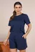 Conjunto Short com Bolso Cargo – Blusa & Short Azul Resort - loja online