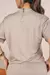Imagem do Conjunto Calça e Blusa Ampla com Zíper Moletinho Premium - Bege Diurno