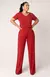 Conjunto Gola V com Calça Longa Moletinho Premium - Vermelho - comprar online