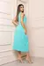 Vestido Regata Midi com Fendas Laterais - Azul na internet