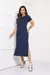 Vestido Clássico Moletinho Premium - Azul Resort - comprar online