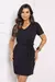 Vestido Moletinho Premium com Cinto Ajustável - Preto - Pannu - Moda Comfy