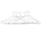Kit 10 Cabides Titureiro Luxo Metal cromado Organizar Roupas Closet - comprar online