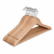 Kit 10 Cabides Madeira Premium para Roupas Marfim Atacado Verniz Cabides - comprar online