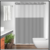 Cortina Box Banheiro com Ilhós com Visor Transparente Anti Mofo PVC Várias Cores - VALE MIXX HOME