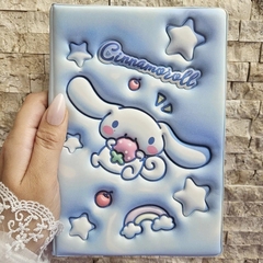 Caderno Cinnamoroll Capa Almofada 3D kawaii