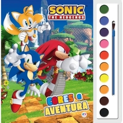 Livro Aquarela Sonic - Cores e aventura