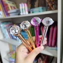 Caneta Esferográfica com Diamante – Elegância e Sofisticação - comprar online